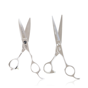 <span class=keywords><strong>Tijeras</strong></span> Profesionales de Peluquería de 5.5 y 6 Pulgadas para Cortar Cabello Liso, de Acero Inoxidable con Cuchilla Afilada, para Adelgazar el Cabello, para Diestros, 30 - Product Image 3