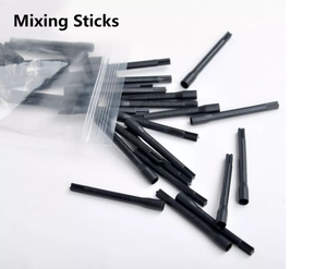 100pcs <b>Plastic</b> Disposable Tattoo Pigment Mixing Sticks Ink Stirring <b>Rods</b> for Tattoo and PMU - Product Image 2