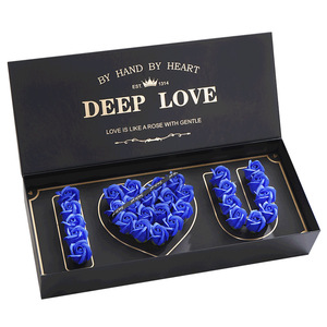 Cadeau de la Saint-Valentin, nouveau savon en forme de cœur, boîte cadeau de fleurs, cadeau d'anniversaire transfrontalier pour femme et petite amie - Product Image 5
