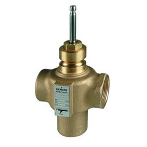 Vanne à trois voies Siemens filetée 1/2 pouce pour vanne de régulation d'eau - Product Image 1