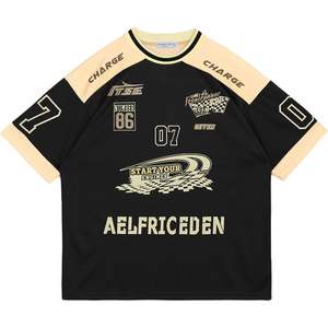 Alta calidad Unisex 100% algodón Jersey Knit camisetas de gran tamaño 3D gráfico Casual verano Tops Vintage Streetwear a granel personalizado - Product Image 1