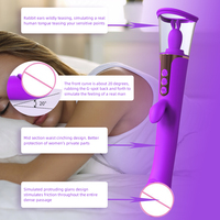 Klitoris-Saugvibrator mit 9 Vibrations- und 9 Saugmodi USB-Aufladbar IPX7 Wasserdicht für Klitorale und G-Punkt-Stimulation