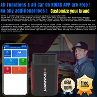 Lector de Códigos OBDII Bluetooth Kdiag para Android e iOS, Escáner de Automóviles con Función de Reinicio para ABS, SRS, TPMS, Diagnóstico Automotriz