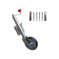 8 pouces 1000lbs remorque roue jockey avec frein simple roue remorque Jack caravane roue jockey