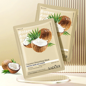 Mascarilla Facial Hidratante <span class=keywords><strong>de</strong></span> Coco con Extracto <span class=keywords><strong>de</strong></span> Frutas y Plantas, Marca Privada SADOER, Gran Venta - Product Image 1
