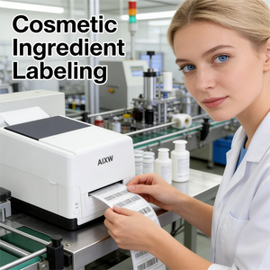 Aixw เครื่องพิมพ์แบบถ่ายโอนความร้อนที่มาพร้อมกับกระดาษและริบบิ้น - Product Image 6