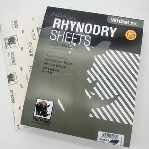 Lixa Quadrada Indasa Abrasives de Dureza Média com Revestimento Impermeável OEM Personalizável 24 # -320 #   Grit - Product Image 1