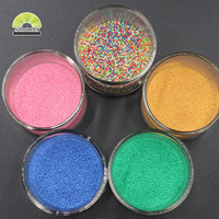 Morceaux de sulfate de sodium vert, morceaux colorés pour détergent, poudre à laver, matière première pour poudre à laver
