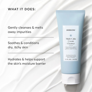 <span class=keywords><strong>Nettoyant</strong></span> Crème à l'Avoine Colloïdale OEM avec Squalane et Glycérine - <span class=keywords><strong>Nettoyant</strong></span> Visage Ultra Crémeux et Doux pour Peaux Sensibles et sujetes à l'Eczéma - Product Image 3
