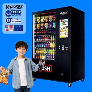 Nóng bãi biển xoắn ốc Wifi Hotspot tiền mặt khách sạn thương mại xác minh tuổi thực phẩm lành mạnh Máy bán hàng tự động đồ ăn nhẹ và đồ uống khóa - Product Image 1