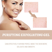 Gel nettoyant exfoliant profond pour la peau infusé de vitamine C avec kératine pour resserrer les pores et hydrater, adapté à tous les types de peau