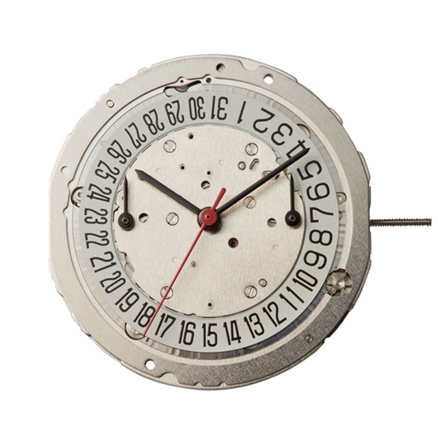 Watch Parts Japan Made 26pcs Jewels 3 Hands Date Automatic and Hand Winding Miyota 9122 Watch Movement