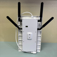 Routeur WiFi 6 solaire 4G avec emplacement pour carte SIM, routeur solaire extérieur étanche, convertit 4G LTE en WiFi double bande et Ethernet Gigabit