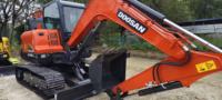 Excavadoras Doosan 60 usadas Maquinaria de movimiento de tierras usadas Excavadora Doosan/60/DX55 /60-7 a la venta