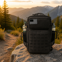Sac à dos tactique MOLLE personnalisé découpé au laser, camouflage pour la randonnée, le camping et les voyages