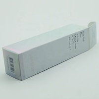 Boîte d'emballage cosmétique pliable en carton pour crème visage, avec fermeture à rabat inversé, pour produits de soin et cosmétiques