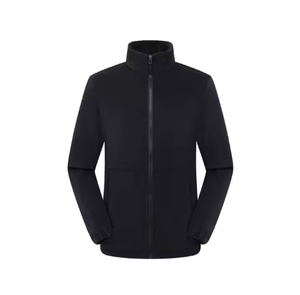 Áo khoác nam lông cừu vi sợi mới năm <span class=keywords><strong>2025</strong></span>, thể thao mùa đông, ngoài trời, chống gió, giữ ấm, bo tay thun, cổ đứng, họa tiết - Product Image 3