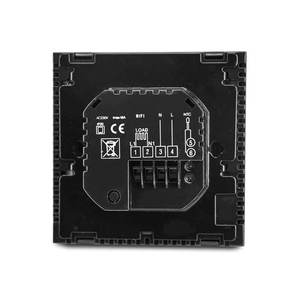 Thermostat tactile Wi-Fi 220V noir compatible Alexa et Google Home pour chauffage de chaudière à gaz mural intelligent - Product Image 3