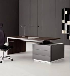 Moderna L-a forma di MDF scrivania da ufficio per <span class=keywords><strong>la</strong></span> casa di fabbrica all'ingrosso mobili di Design per <span class=keywords><strong>la</strong></span> <span class=keywords><strong>segretaria</strong></span> o Manager - Product Image 4