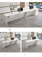 Comptoir de caisse/bureau de réception à vendre, design moderne personnalisé, comptoir/bureau de réception pour hôtel