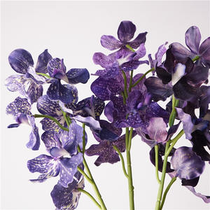 <span class=keywords><strong>Orquídea</strong></span> Vanda de Tacto Real, Flor Artificial de Tallo Único para Decoración de Hogar de Lujo, Diseño de Interiores, Accesorios de Fotografía de Bodas, Venta al por Mayor - Product Image 5