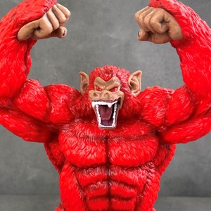Statue d'ornement en PVC de grande taille, modèle artisanal à l'échelle 1:1, singe géant <span class=keywords><strong>rouge</strong></span> congelé, <span class=keywords><strong>super</strong></span> trois Goku <span class=keywords><strong>Saiyan</strong></span>, transformation gorille - Product Image 4