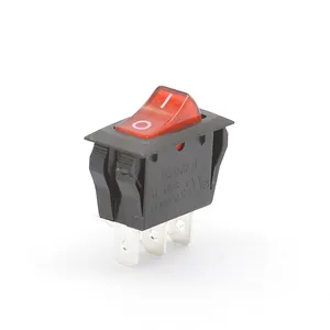 Hongju 1 polegada interruptor de rocker, R-210-C5L-BR a 250vac 16a 125vac r series