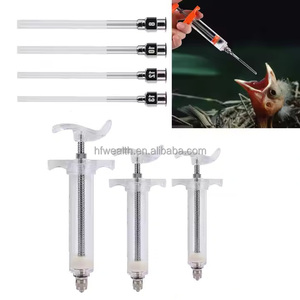 10 мл 20 мл 50 мл ветеринарный Регулируемый прозрачный шприц для вакцинации животных инжектор для птицефабрики - Product Image 5