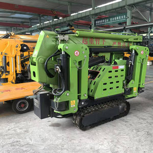 Venta directa ingeniería interior 2 toneladas grúa sobre orugas plegable multiusos pequeña grúa araña - Product Image 5