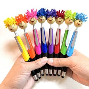 Bolígrafos con Cabezal de Peluche, Diseño de Cepillo, Portátiles, Lindos, Multifuncionales, para Firmar, Escritura de 1.0 mm - Product Image 2