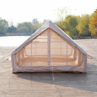 Tente de camping familiale haut de gamme à ouverture automatique rapide, double couche, quatre saisons, résistante aux UV, pour 3-4 personnes, une chambre