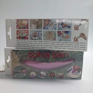 ปากกาเขียนลายลาเต้อาร์ต LM LM25078 แบบพกพา ใช้ซ้ำได้ สำหรับตกแต่งเค้ก คาปูชิโน เครื่องเทศ กาแฟ แกะสลัก ตกแต่งขนม เบเกอรี่ อุปกรณ์ทำกาแฟ - Product Image 4