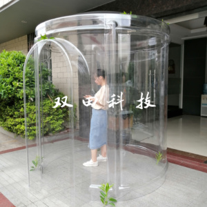 ホットセールファッショナブルな大きな透明な厚いPCポリカーボネート真空成形ドームハウススターホームキャンプレストランD 2000mm360度ビュー - Product Image 5