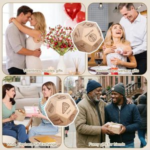 2-Piece Decision-Making <strong>Dice</strong> Gift Set for Father's Mother's Day Wedding-Stocking Stuffers for <strong>Men</strong> Women Food Date <strong>Dice</strong> - Product Image 4