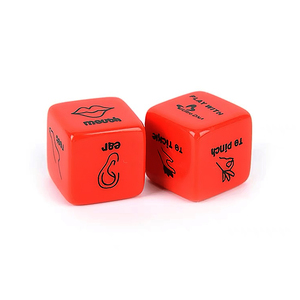 Fábrica personalizada diversión erótica sexo <span class=keywords><strong>dados</strong></span> rojo acrílico 18mm patrón de impresión juego fecha noche <span class=keywords><strong>dados</strong></span> - Product Image 3