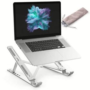 Soportes para Laptop Ajustables en 7 Niveles, Soporte para Laptop de Acero al Carbono, Soporte Elevador Ajustable para Escritorio, Compatible con Laptops de 9"-17.3" - Product Image 4