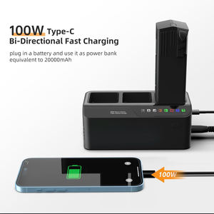 Chargeur de batterie 3 Pro 200W, hub de charge rapide 3X pour drone Mavic 3 Enterprise/Classic/Cine, Type-C, un clic, fabriqué en Chine - Product Image 6