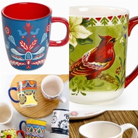 Tasse à café en céramique de style américain, grande capacité, personnalisable, couleur sous-glaçure, design moderne, résistante à la chaleur, compatible micro-ondes