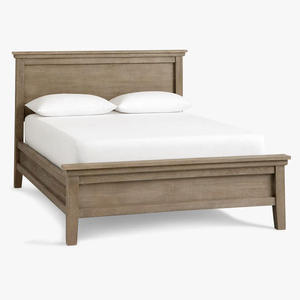 Simple Modern Solid Wood <b>Frame</b> Bed Designs Bedroom Furniture King Queen Size Wooden Bed - Product Image 2