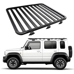 Barre transversale cadre Guality aluminium <span class=keywords><strong>4x4</strong></span> barre à bagages porte-bagages de toit de voiture panier à bagages de toit pour <span class=keywords><strong>Suzuki</strong></span> Jimny 5 portes 3 portes - Product Image 1