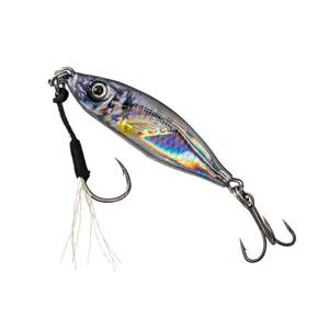 Vente en gros LB131-LB136 10g-40g Leurres de pêche en métal lumineux pour jigging, avec hameçons doubles, pour la pêche en mer, en bateau et en rivière - Product Image 2