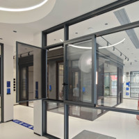 Deioux Porte coulissante de balcon et de terrasse en alliage d'aluminium à rupture de pont thermique, double vitrage trempé, sur mesure, à efficacité énergétique horizontale