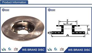 Pièces de frein automobile Essieu avant Essieu arrière Solide Disque de frein 7645054 46403960 230232 1541804 pour <span class=keywords><strong>Fiat</strong></span> - Product Image 4