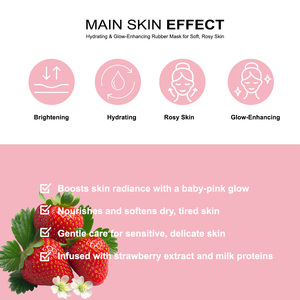 Mascarilla <span class=keywords><strong>Facial</strong></span> en Polvo de Gelatina de Fresa ODM, Mascarilla <span class=keywords><strong>Facial</strong></span> de Hidrogel en Polvo para el Cuidado de la <span class=keywords><strong>Piel</strong></span>, Mascarilla <span class=keywords><strong>Facial</strong></span> Blanqueadora de Colágeno B - Product Image 3