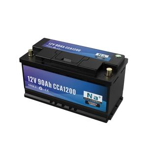 แบตเตอรี่ลิเธียม YUNFAN 12V 90Ah 1200CCA สำหรับสตาร์ท-สต็อป  กระแสพัลส์ 1200A สำหรับสตาร์ทเครื่องยนต์รถบรรทุกหนัก - Product Image 6