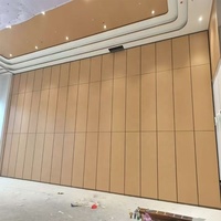 Cloison mobile pliable personnalisable pour salle de banquet d'hôtel, séparateur de pièce, porte coulissante à cadre en aluminium