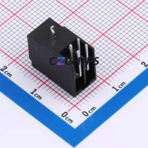 5604BG-001H141PT000 Wire-to-<b>Board</b> <b>Pin</b> Header Bent Lead Through Hole,P=2.5mm Connector 2x2P 2.5mm Right Angle Insert 4P - Product Image 2