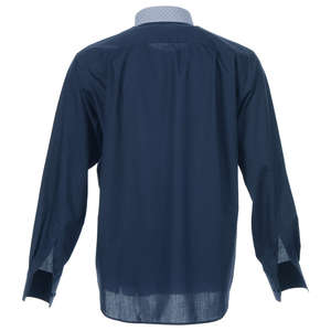 Usine OEM personnalisé pur coton à manches longues poche col romain étiquette col respirant Cool chemise du clergé pour les ministres prêtres - Product Image 2