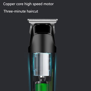 <span class=keywords><strong>Tondeuse</strong></span> à <span class=keywords><strong>cheveux</strong></span> électrique professionnelle silencieuse en acier inoxydable, rechargeable par USB, écran LCD, sans fil, pour barbier/barbe, usage domestique, sur batterie - Product Image 5