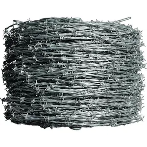 Military grade 50kg hot dipped galvanized barbed wire mesh rolls best price for farm fence